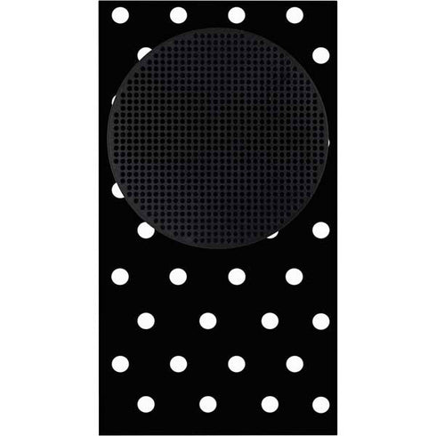 Black and White Polka Dots Xbox Series S Bundle Skin