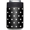 Black and White Polka Dots Yeti Colster Can Insulator Skin
