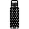 Black and White Polka Dots YETI Rambler 36oz Bottle Skin
