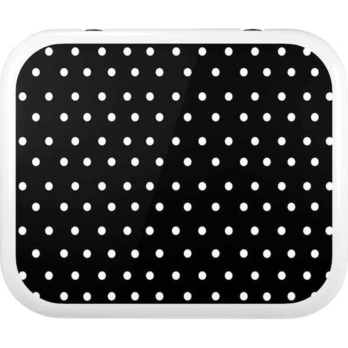 Black and White Polka Dots YETI Roadie 24 Hard Cooler Skin