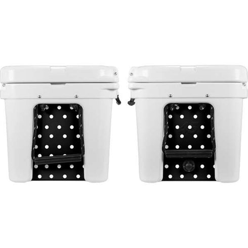 Black and White Polka Dots YETI Tundra 45 Hard Cooler Skin