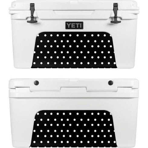 Black and White Polka Dots YETI Tundra 65 Hard Cooler Skin
