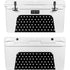 Black and White Polka Dots YETI Tundra 75 Hard Cooler Skin