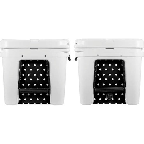 Black and White Polka Dots YETI Tundra 75 Hard Cooler Skin
