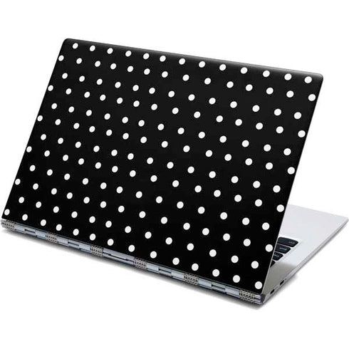 Black and White Polka Dots Yoga 910 2-in-1 14in Touch-Screen Skin