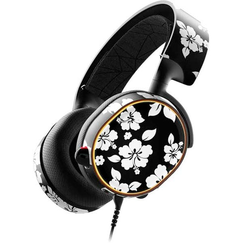 Black and White SteelSeries Arctis 5 Skin