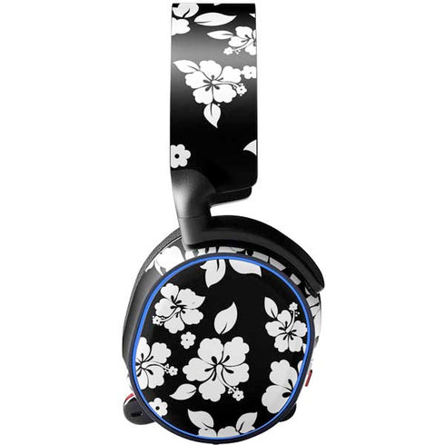 Black and White SteelSeries Arctis 5 Skin