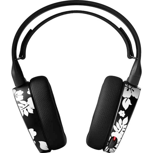 Black and White SteelSeries Arctis 5 Skin