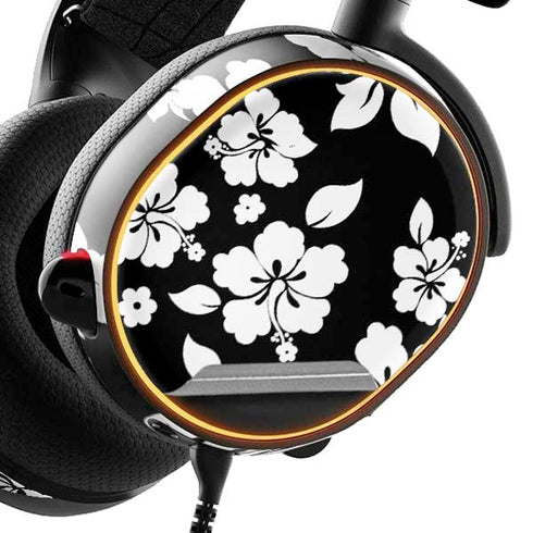 Black and White SteelSeries Arctis 5 Skin