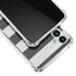 Black And White Striped Heart Galaxy A13 5G Clear Case
