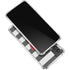 Black And White Striped Heart Galaxy A32 5G Clear Case