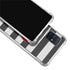 Black And White Striped Heart Galaxy A71 5G Clear Case