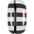 Black And White Striped Heart Galaxy Buds Pro Skin