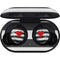 Black And White Striped Heart Galaxy Buds Skin