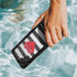 Black And White Striped Heart Galaxy Note 10 Waterproof Case