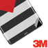 Black And White Striped Heart Galaxy Note 8 Skin