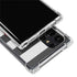 Black And White Striped Heart Galaxy S24 Ultra Clear Case