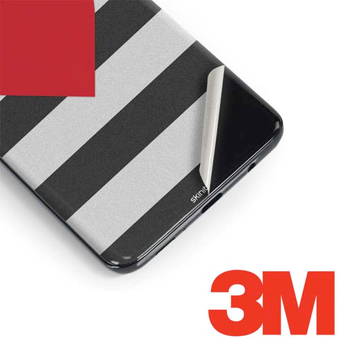Black And White Striped Heart Galaxy S9 Plus Skin