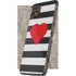 Black And White Striped Heart Google Pixel 4 XL Skin
