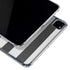 Black And White Striped Heart iPad Pro 12.9in (2020) Clear Case