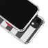 Black And White Striped Heart iPhone 12 Clear Case