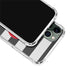 Black And White Striped Heart iPhone 12 Pro Max Clear Case