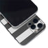Black And White Striped Heart iPhone 12 Pro Skin