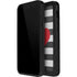 Black And White Striped Heart iPhone 12 Pro Waterproof Case
