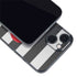 Black And White Striped Heart iPhone 13 Mini Skin