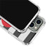 Black And White Striped Heart iPhone 13 Pro Clear Case