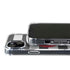 Black And White Striped Heart iPhone 15 Plus MagSafe Case