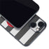 Black And White Striped Heart iPhone 14 Plus Skin