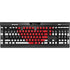 Black And White Striped Heart K95 RGB PLATINUM Mechanical Gaming Keyboard Skin