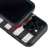 Black And White Striped Heart Otterbox Defender iPhone Skin