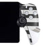 Black And White Striped Heart PlayStation Portal Remote Player Skin