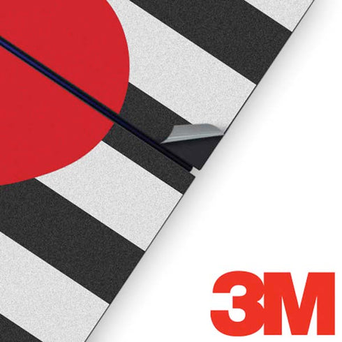 Black And White Striped Heart PS4 Console and Controller Bundle Skin