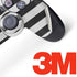 Black And White Striped Heart PS4 Controller Skin