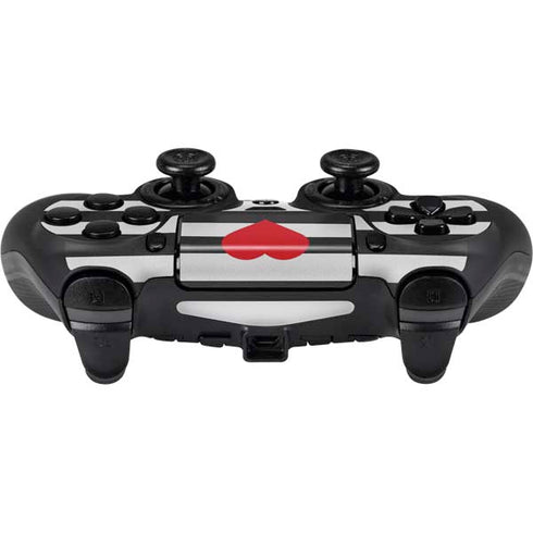 Black And White Striped Heart PS4/PC SCUF Impact Controller Skin