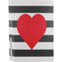 Black And White Striped Heart PS5 Bundle Skin