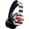 Black And White Striped Heart PULSE 3D Wireless Headset for PS5 Skin