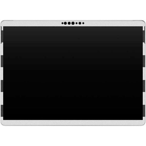 Black And White Striped Heart Surface Pro 8 Skin