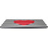 Black And White Striped Heart Universal Laptop 13in (10.6 x 7.6in) Skin
