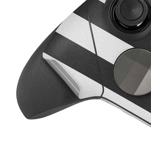 Black And White Striped Heart Xbox Elite Wireless Controller Series 2 Skin
