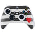 Black And White Striped Heart Xbox Series S Controller Skin