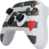 Black And White Striped Heart Xbox Series S Controller Skin