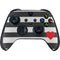 Black And White Striped Heart Xbox Series X Controller Skin