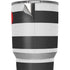 Black And White Striped Heart Yeti 30oz Rambler Tumbler Skin
