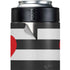 Black And White Striped Heart Yeti Colster Can Insulator Skin