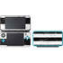 Black and White Striped Marble Nintendo 2DS XL (2017) Skin