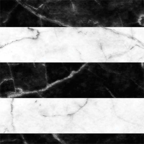 Black and White Striped Marble Nintendo 2DS XL (2017) Skin